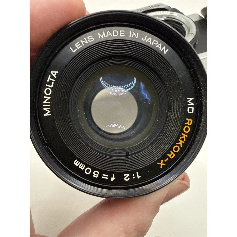 Minolta XG-1 Camera W/ 50 mm Rokkor-X Lens Semi-Tested Good Preowned READ
